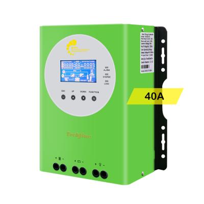 China Charger Controller Techfine Solar MPPT Adaptive 60A 12V/24V/48V 150v Changeover Controller with LCD Display for sale