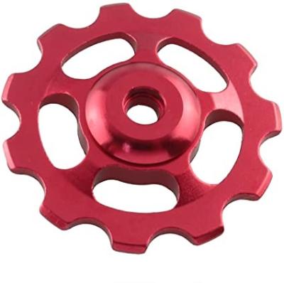 China Aluminum Bicycle Racing Wheel Aluminum Joint Bearing Chain Correct Bright Anodized For Mountain Road Bicycle Wheel Regulating Rear Pulley for sale