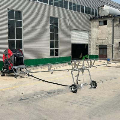 China Metal Hose Reel Irrigation System Versatile Truss And Adjustable Spray for sale