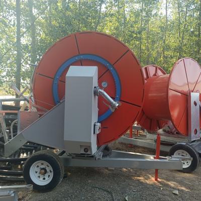 China Power Spray Hose Reel Irrigation System With Ultra-Adjustable Spray for sale