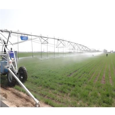 China Lateral Moving Sprinkler Machine Durable Agriculture Translational Sprinkler Irrigation Line with 4000 KG Load Capacity for sale