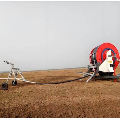 China JP-75-300 Farm Irrigation System Adjustable Speed Hose Reel and Rain Gun Sprinkler for Metal Traveling Irrigation Machine for sale