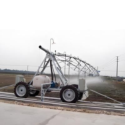 China Farmland Machinery Equipment Center Pivot Lateral Linear Move Side Roll Linear Irrigation System with 2200 KG Capacity for sale