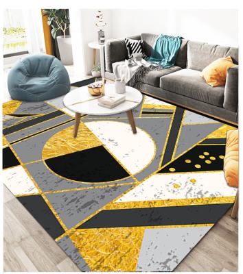 China Modern High Quality Living Room Decorate Carpet Cover Floor Super Soft Non-slip Art Printed Carpet for sale