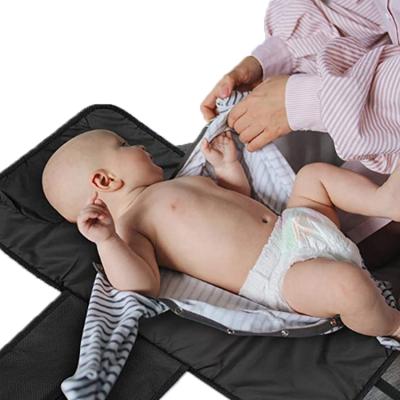 China Polyester Diaper Pad Changing Mat Head Cushion Travel Mat Portable Changing Station for sale