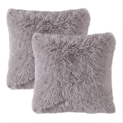 China 2021 Hot Selling Washable Removable Plush Cushion Decorative Fluffy Cushions Pillows For Sofa for sale