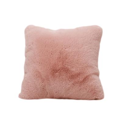 China Factory Direct Wholesale Viable Fluffy Plush Shaggy Hug Snuggle Pillow Plush Fur Soft Cushion for sale