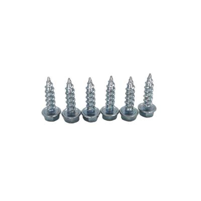 China Competitive Price HEX Heavy Coarse Teeth Self Tapping Round Hex Head Screws for sale