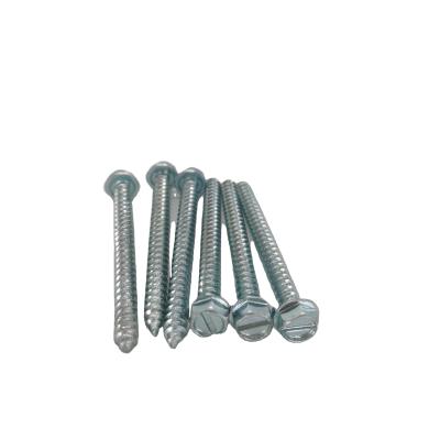 China Modern Design Oval Flat Slotted Hex Socket Male And Female Lock Tail Head Screws for sale