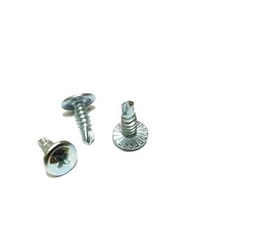 China Hot Selling Stainless Steel Round Head Hex Socket Self Drill Blue Round Screws for sale