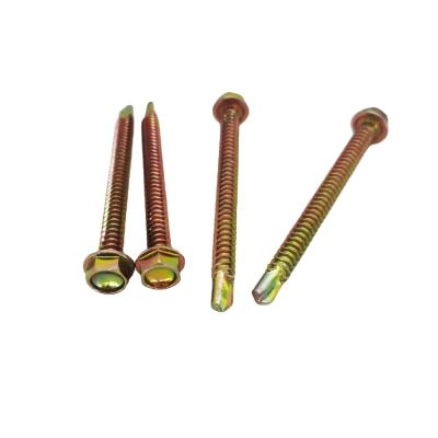 China Exceptional HEX Stainless Steel Hot Dip Galvanized Self Tapping Hex Drilling Screws for sale