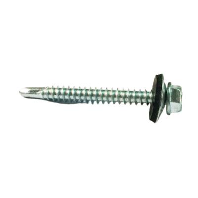 China HEX 50mm Factory Price Self Drilling Hex Head Screws With EPDM Washer Screws for sale