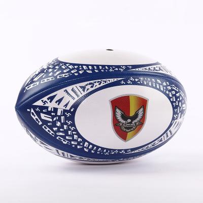 China Custom Perfect High Quality PU Colorful Design Rugby Ball Promotion Souvenir for sale