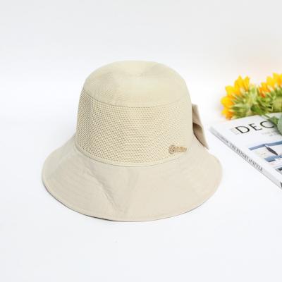 China Characteristic Women's Summer Fashion All-match Sunshade Beach Travel Sunscreen Half-Brim Fishing Sun Hat Simple Atmospheric Straw Hat for sale