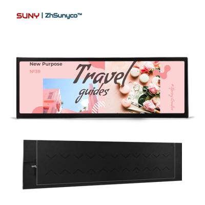 China Indoor Supermarket Advertising Digital Continental Range Stretched TFT LCD Screen Display Screens for sale