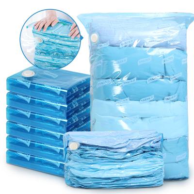 China Novelty Three-Dimensional Vacuum Bags For Comforter Bedding Cube Space Saver Storage Bag Wardrobe Closet Organizer No Leak for sale