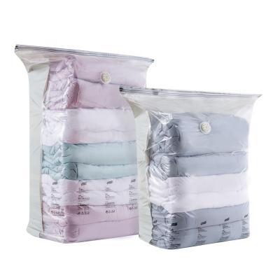 China Contemporary Space Saver Vacuum Sealing Structure Auxiliary Clothing Seal Pumpless Bag For Comforter Beddings Pillows for sale