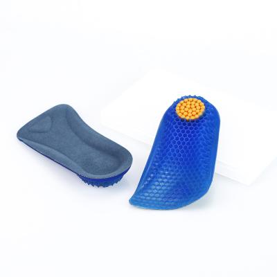 China TPR TPR Heel Lifts Height Increase Insoles Shoe Inserts Pads Lift Up Silicone Heel Insole for sale