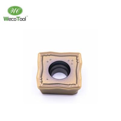 China CNC Lathe Cutting Tool Rotating Inserts Indexable Carbide U SOMT High Hardness CNC Tungsten Carbide Insert Drill Insert for sale