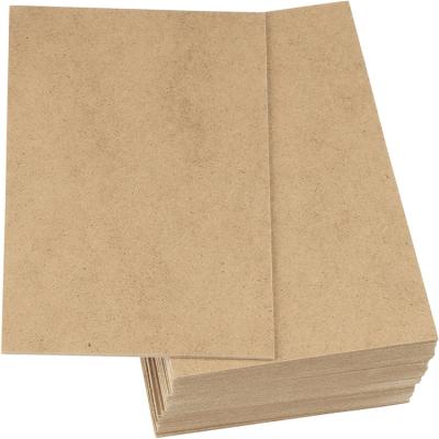 China Other Brown Cheap Melamine Raw Material Plain Price MDF Wood Sheet Panel Waterproof for sale