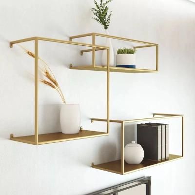 China Foldable Furniture Product Black Wall Mount Corner Wooden Float Shelf Set Ledge Unit for sale