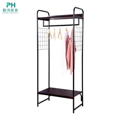 China Modern Furniture Design Metal Store Convertible Coat Display Bedroom Clothes Rack for sale