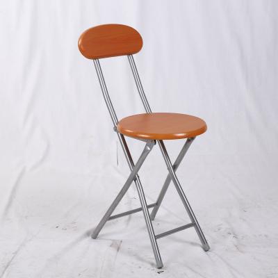 China Foldable Cheap Metal Folding Chair MDF With PVC Foldable Chair for sale