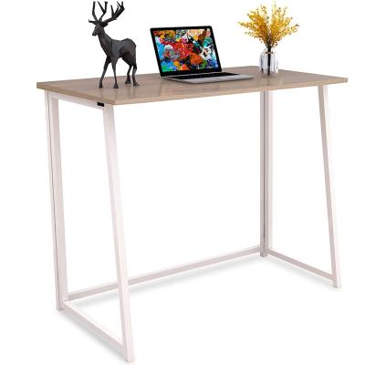 China Easy Assemble NO--Assembly Folding Small Computer Desk Home Office Folding Table Study Desk for Small Space Offices for sale