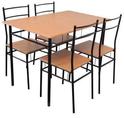 China Modern Dining Room Furniture Dining Table Set With 4 Chairs for sale