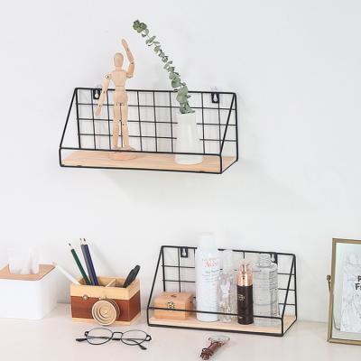 China Direct Selling Viable Simple Walls Plant Shelves Wooden Wall Hanging Racks For Plant Decoration Items for sale