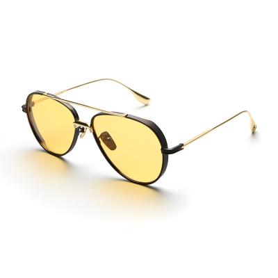 China Vintage Optical Glass Frame Fashion Sunglasses Retro Metal Clear Glass Lenses Shape Wholesale Brand Sunglasses for sale