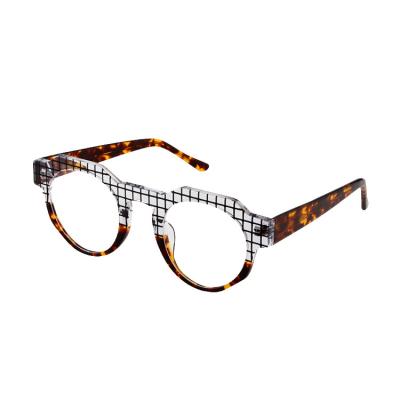 China For optical glasses and decoration fashion trend acetate optical glasses sight cheap monocle glass high quality clear sight for sale