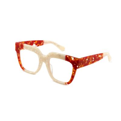 China Square Eye Glass Frames Acetate Square Eyeglasses Glasses Optical Glasses Spectacles And Decoration Fashion Spectacles for sale