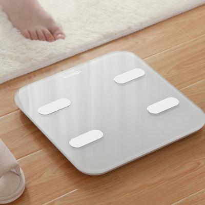 China WITH LID COVER Body Fat Scale Household Kitchen Bathroom Health Blue Tooth Scale for sale