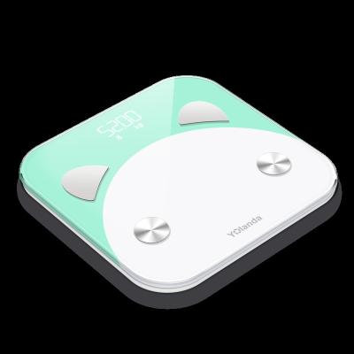 China Bathroom Bed Room Kids Use Cute Bear Design Smart Body Fat Digital BT Scale For Kids Weight for sale