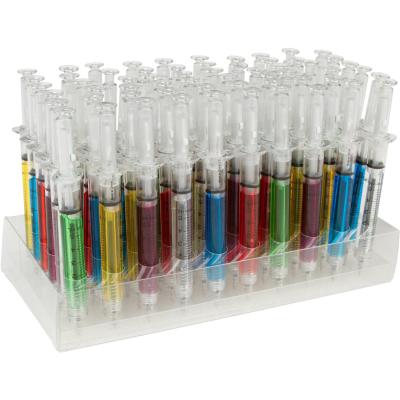 China office & School Pen Top Rated Hot Sale Assorted Colored Syringe Pens Custom Cheap Injection Shape Ball Pen For Promotional Gifts for sale