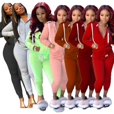 China QUICK DRY Ready To Ship OEM ODM M0141 Ladies Slim Fit Sports Tracksuit Polyester Spandex Tracksuits For Women for sale