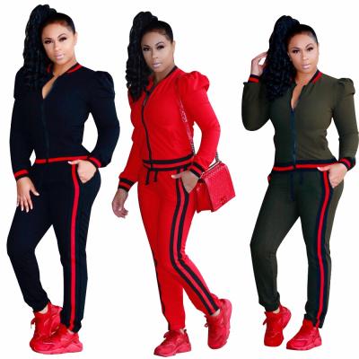 China QUICK DRY Ladies Casual Long Sleeve 2 Piece Tracksuit Outfits High Waist Panty Romper Fitness Overalls for sale