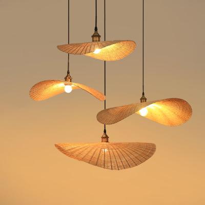 China Modern Hand - Woven Chandelier Garden Style Hanging Pendant Lamp for sale