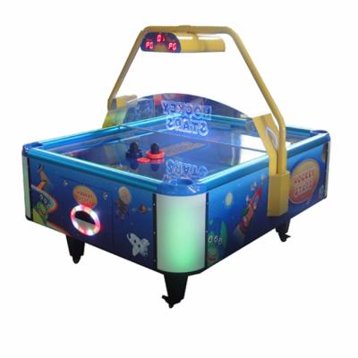 China Wholesale Iron Kids Amusement Electronic Lottery Airhockey Tabletop Air Hockey Coin Operated Game Machine for sale