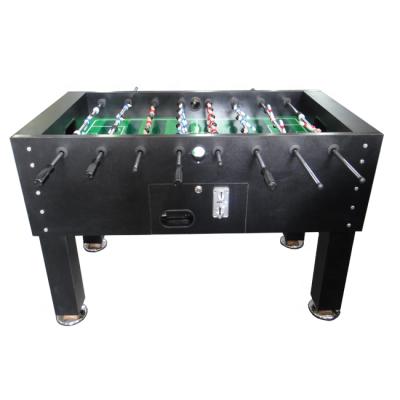 China MDF With PVC Sport Game Machine Football Coin Operated Small Hand Football Foosball Table Game for sale