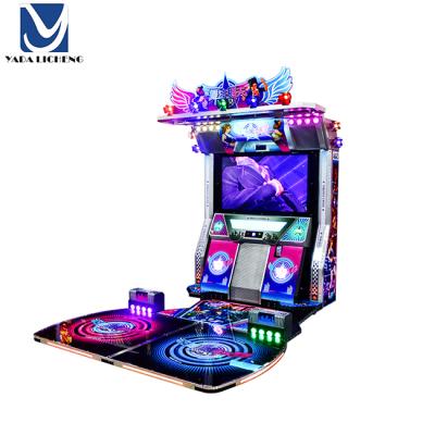 China Indoor Most Popular Coin Operated Game Machine Display High Video Amusement Dancing Game Machine YADA-17042446F Te koop