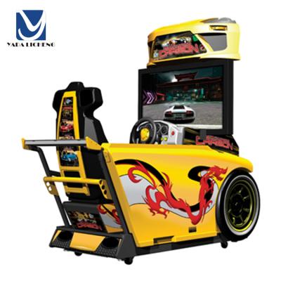 China Amusement Centercoin Powered Simulator Arcade Redemption Racing Car Game Machine 2 Players for sale