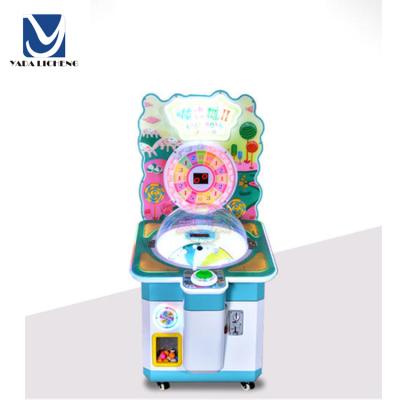 China Metal+Acrylic+Plastic Baby Paradise Kids Coin Game Machines Prize Lollipop Selling Candy Coin Game Machine for sale