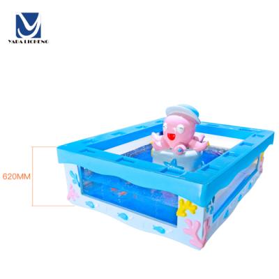 China Indoor Fun Water Octopus Fiberglass Kids Fishing Pond Game Machine Maker for sale