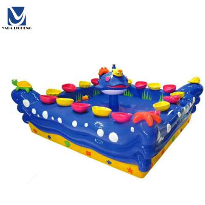 China Fiberglass Amusement Water Fiberglass Kids Ocean Fishing Pond Game Machine Te koop