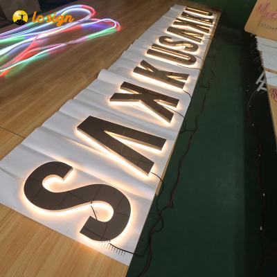 China Custom Stores Letter 3d Sign Backlit Channel Letter To Advertise Led Logo Letter for sale