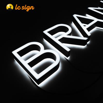 China 2020 New Stores Acrylic Channel Letter Sign Led Light Board Built 3D Signs Letters for sale