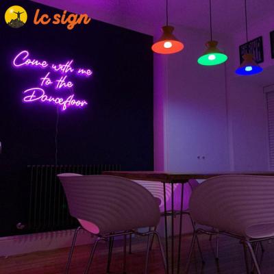 China Shops Customized Size Single Color Led To Flex Neon Sign For Bar Shop Store for sale