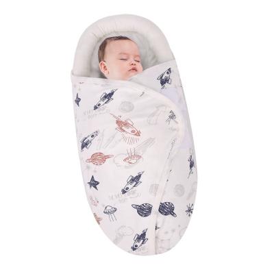 China PORTABLE hot sale newborn cotton wrap blanket with u type adjustable infant baby wrap wrap for sale